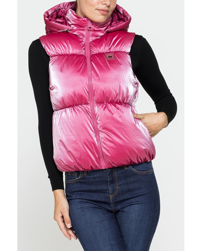 GIUBBINO SMANICATO COMFORT FIT IN TESSUTO SATINATO