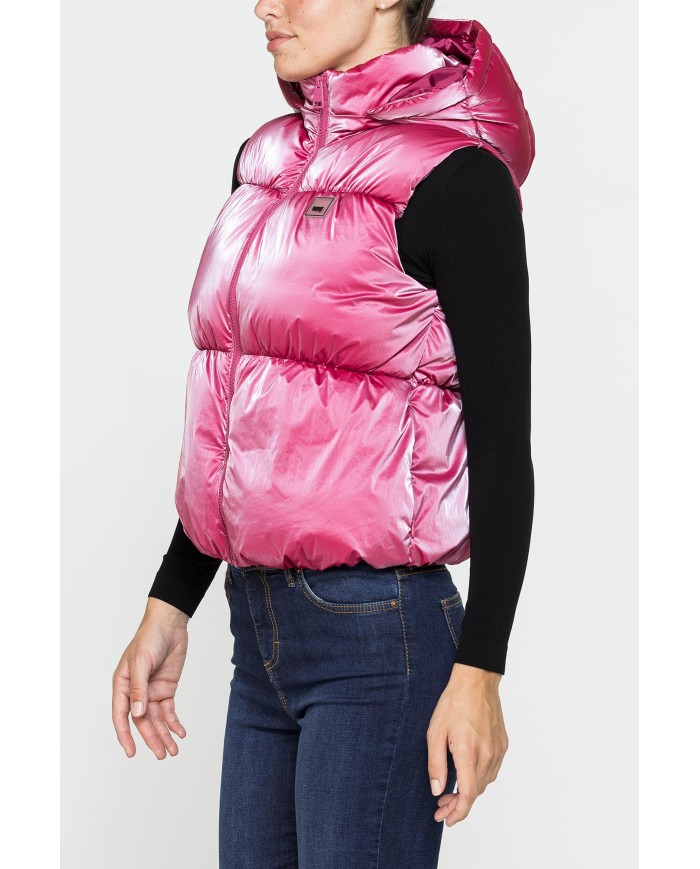 GIUBBINO SMANICATO COMFORT FIT IN TESSUTO SATINATO