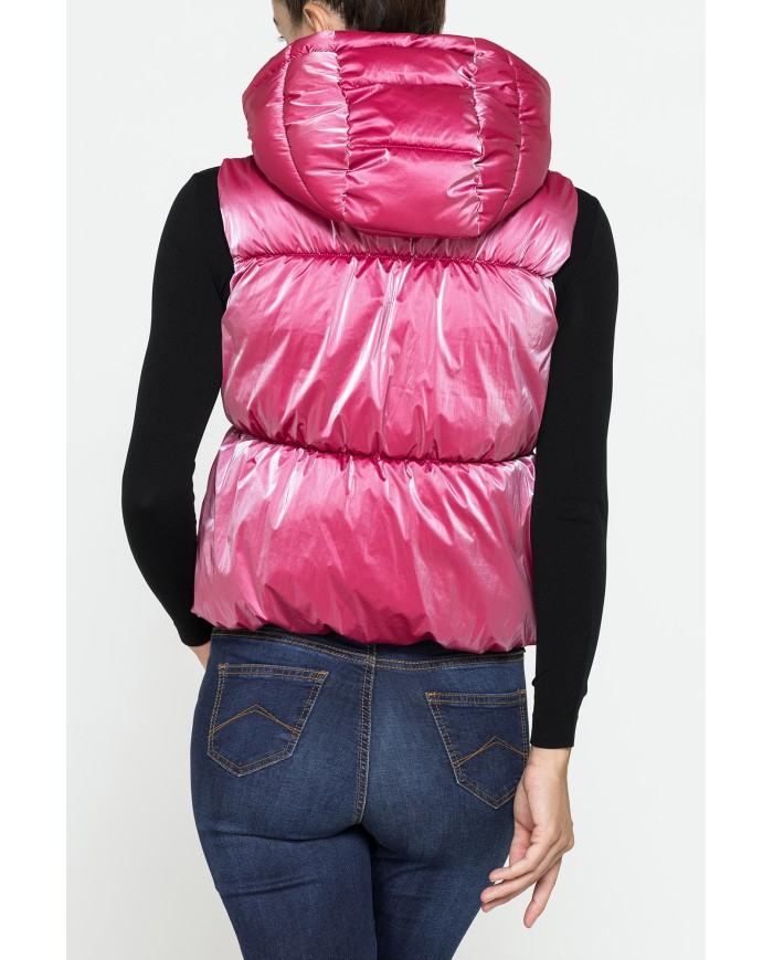 GIUBBINO SMANICATO COMFORT FIT IN TESSUTO SATINATO