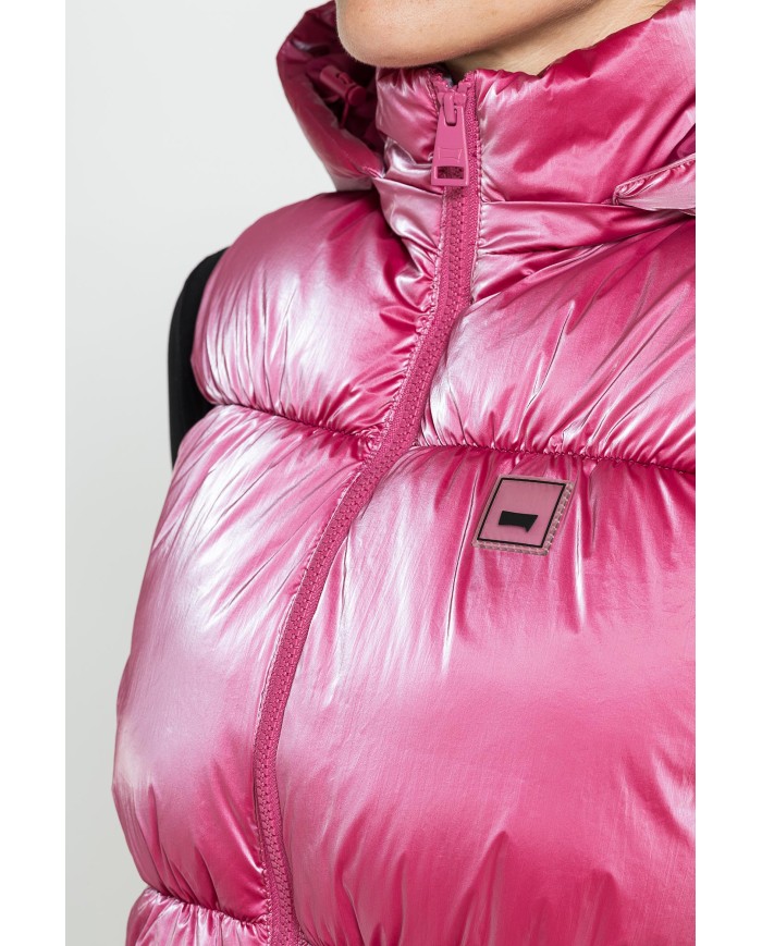 GIUBBINO SMANICATO COMFORT FIT IN TESSUTO SATINATO