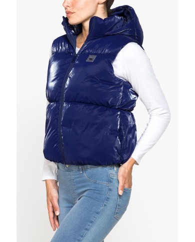 GIUBBINO SMANICATO COMFORT FIT IN TESSUTO SATINATO GIUBBINO SMANICATO COMFORT FIT IN TESSUTO SATINATO