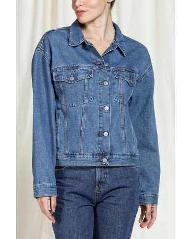 GIACCA TRUCKER IN DENIM 100% COTONE 13oz GIACCA TRUCKER IN DENIM 100% COTONE 13oz