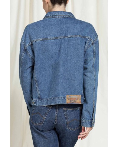 GIACCA TRUCKER IN DENIM 100% COTONE 13oz GIACCA TRUCKER IN DENIM 100% COTONE 13oz