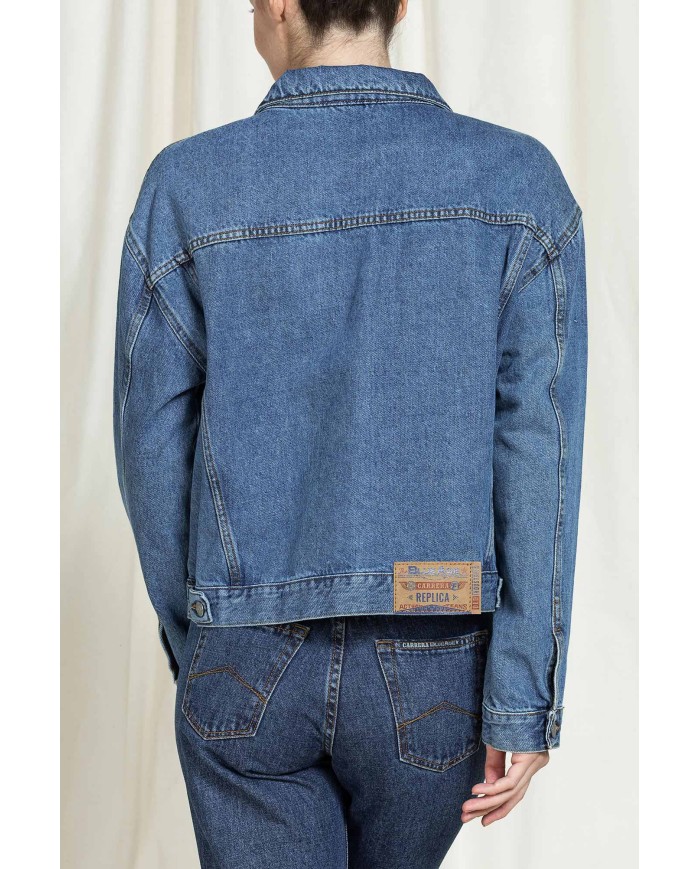 GIACCA TRUCKER IN DENIM 100% COTONE 13oz GIACCA TRUCKER IN DENIM 100% COTONE 13oz
