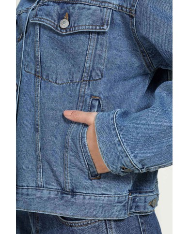 GIACCA TRUCKER IN DENIM 100% COTONE 13oz GIACCA TRUCKER IN DENIM 100% COTONE 13oz