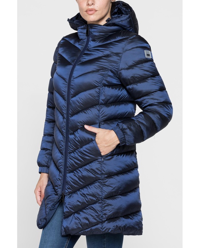 PIUMINO MIDI IMBOTTITO CON CAPPUCCIO