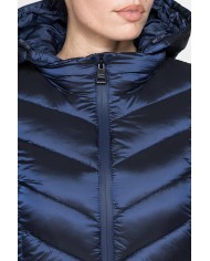 PIUMINO MIDI IMBOTTITO CON CAPPUCCIO