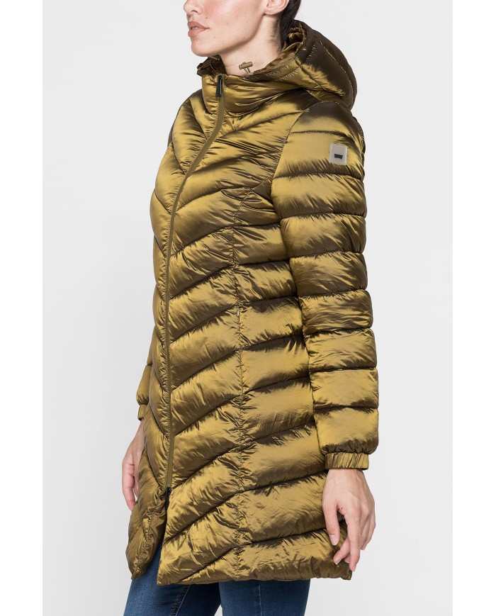 PIUMINO MIDI IMBOTTITO CON CAPPUCCIO