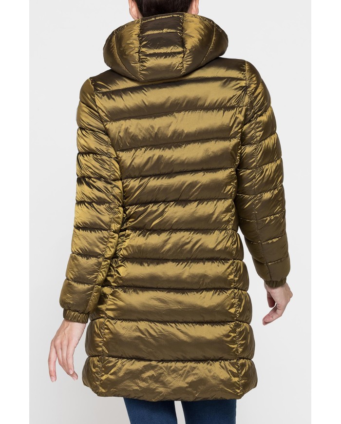 PIUMINO MIDI IMBOTTITO CON CAPPUCCIO