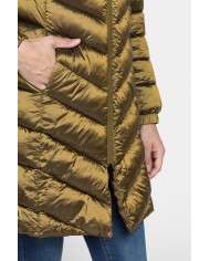 PIUMINO MIDI IMBOTTITO CON CAPPUCCIO