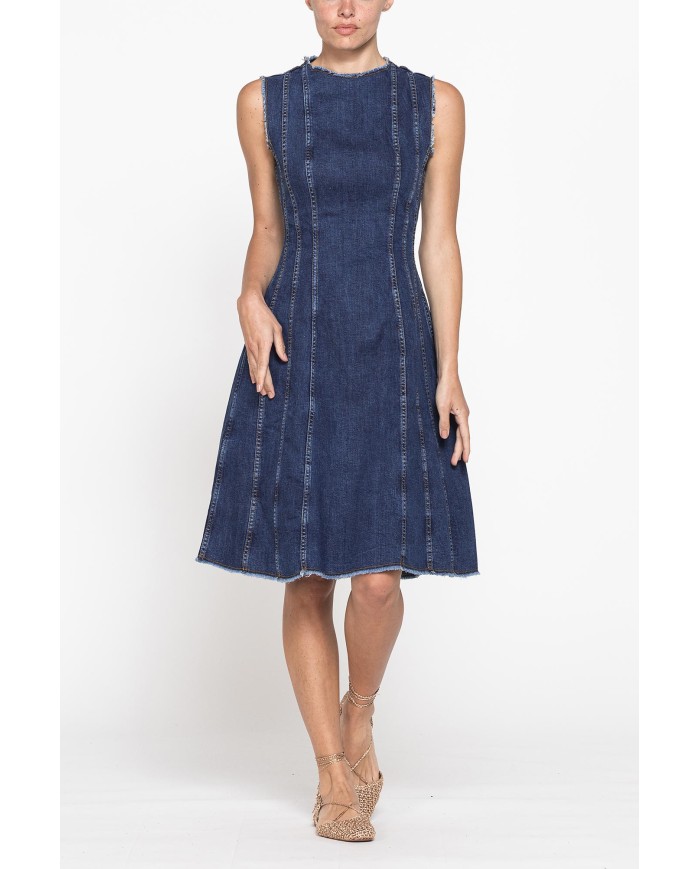 ABITO A PANNELLI  IN DENIM STRECH 12oz.