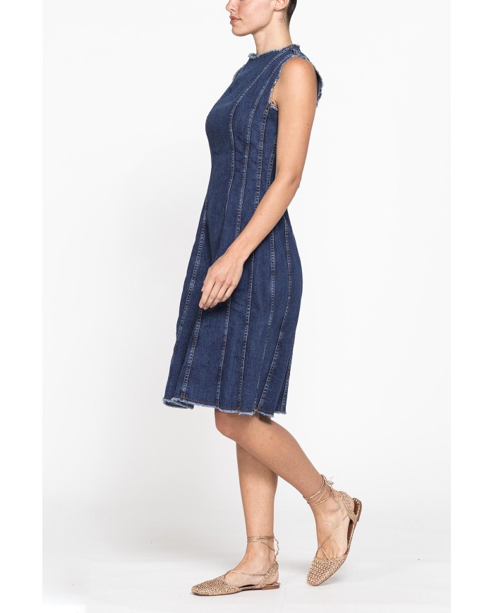 ABITO A PANNELLI  IN DENIM STRECH 12oz.