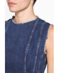 ABITO A PANNELLI  IN DENIM STRECH 12oz.