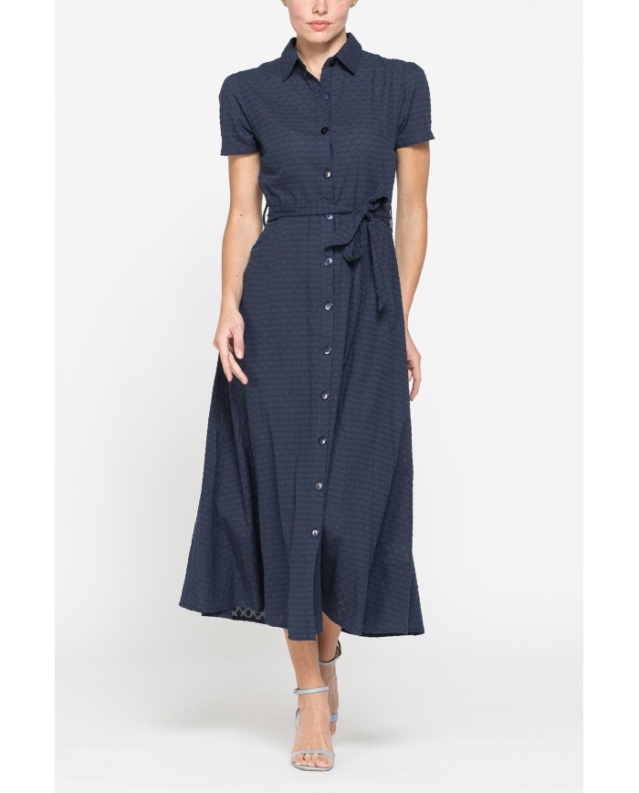 ABITO MIDI IN VOILE DI COTONE