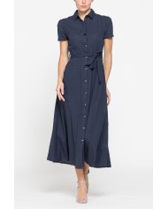 ABITO MIDI IN VOILE DI COTONE