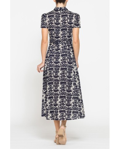 ABITO MIDI IN VOILE DI COTONE