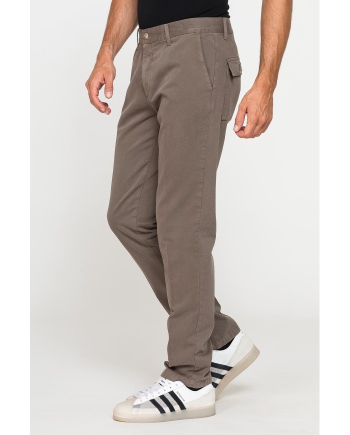CHINO MOD. 610 REGULAR FIT IN GABARDINA PESANTE