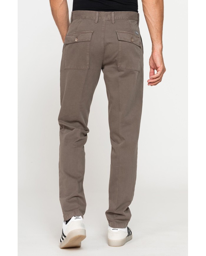 CHINO MOD. 610 REGULAR FIT IN GABARDINA PESANTE