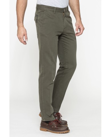CHINO MOD. 610 REGULAR FIT IN GABARDINA PESANTE