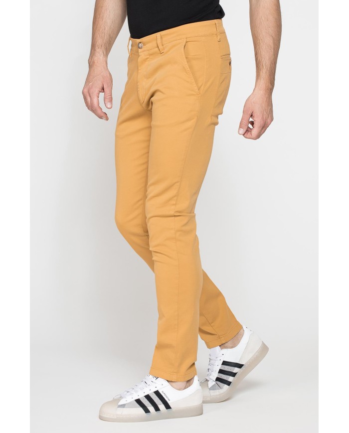 PANTALONE CHINO MOD. 617 IN GABARDINA ELASTICIZZATA