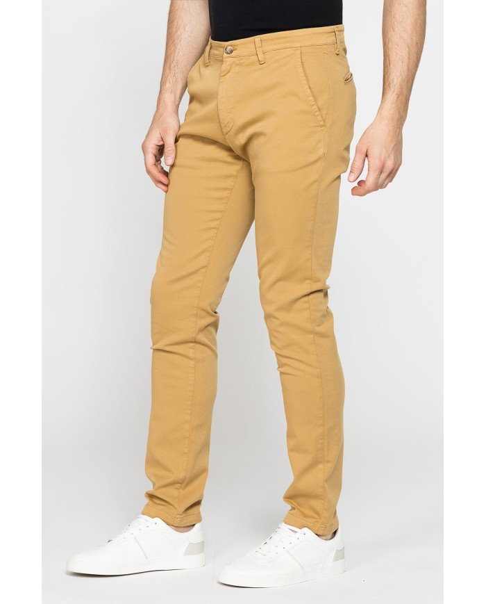 PANTALONE CHINO MOD. 617 IN GABARDINA ELASTICIZZATA