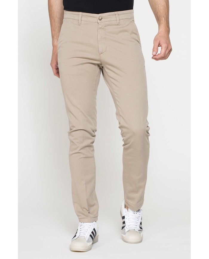 PANTALONE CHINO MOD. 617 IN GABARDINA ELASTICIZZATA
