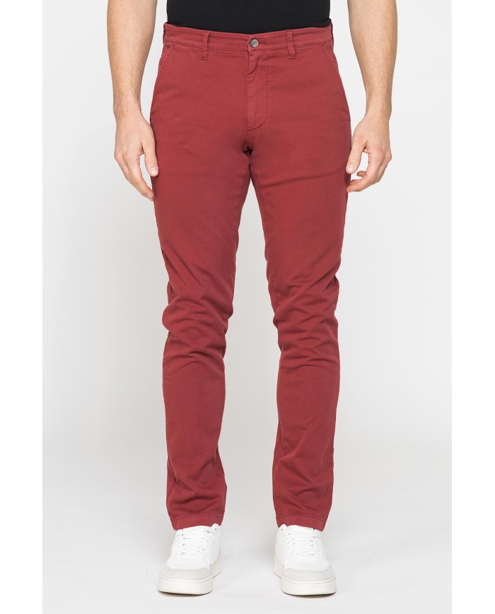 PANTALONE CHINO MOD. 617 IN GABARDINA ELASTICIZZATA