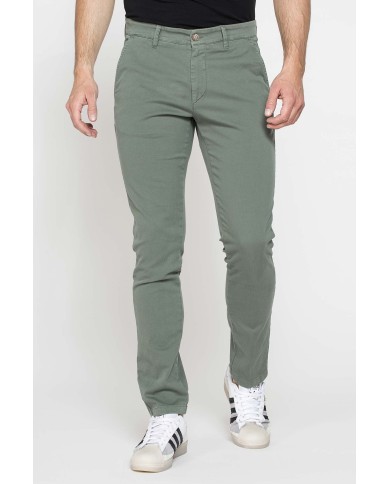 PANTALONE CHINO MOD. 617 IN GABARDINA ELASTICIZZATA