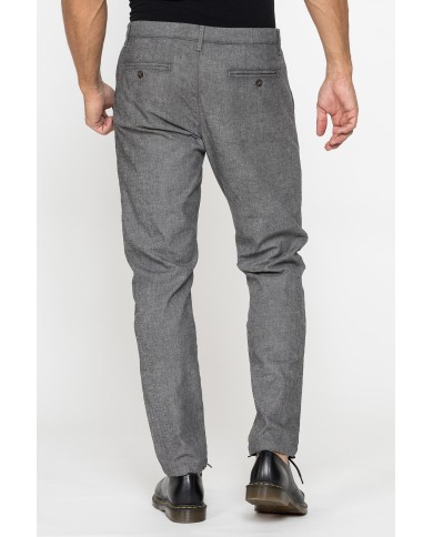PANTALONE CHINO SLIM FIT IN TESSUTO A NAVETTA