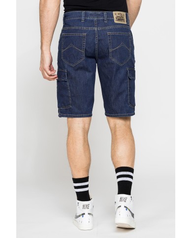 BERMUDA TASCONATO IN DENIM LEGGERO ELASTICIZZATO 9 oz.