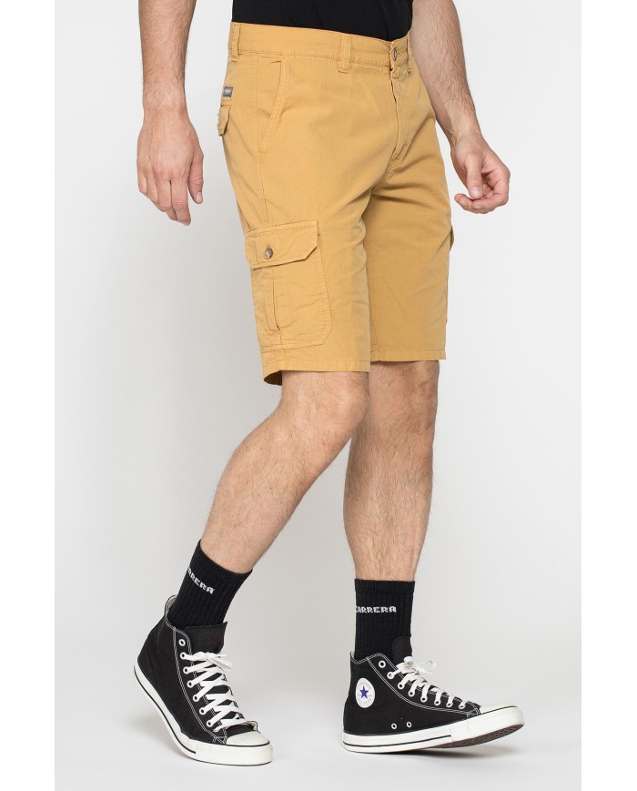 BERMUDA TASCONATO IN LEGGERO RIPSTOP DI COTONE
