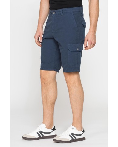 BERMUDA TASCONATO IN LEGGERO RIPSTOP DI COTONE