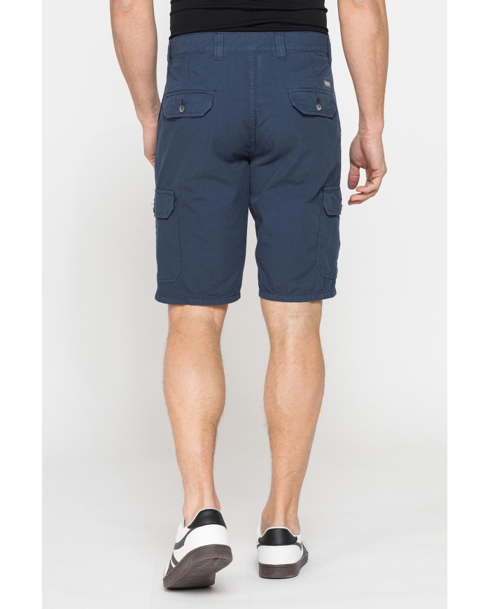 BERMUDA TASCONATO IN LEGGERO RIPSTOP DI COTONE