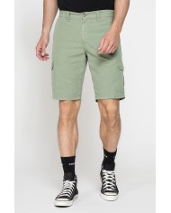 BERMUDA TASCONATO IN LEGGERO RIPSTOP DI COTONE