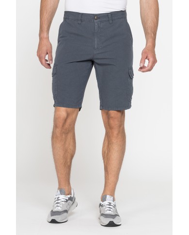 BERMUDA TASCONATO IN LEGGERO RIPSTOP DI COTONE