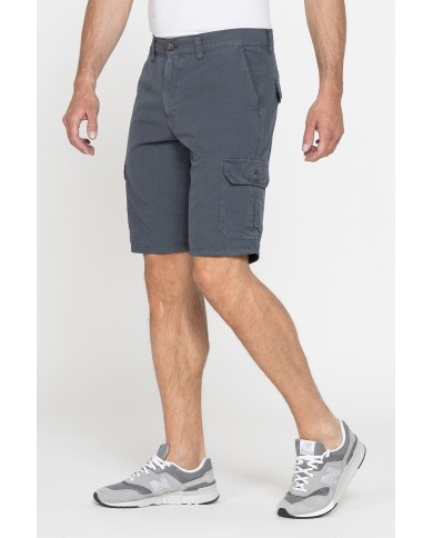 BERMUDA TASCONATO IN LEGGERO RIPSTOP DI COTONE