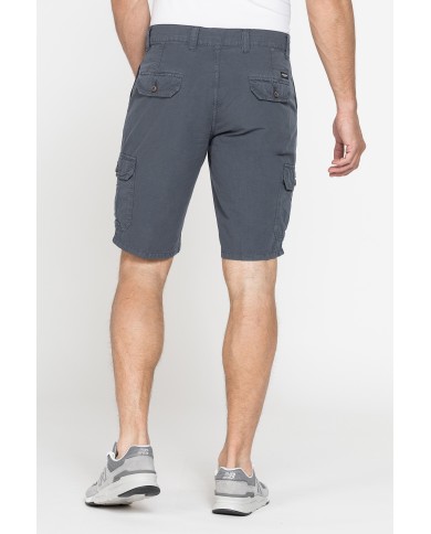 BERMUDA TASCONATO IN LEGGERO RIPSTOP DI COTONE