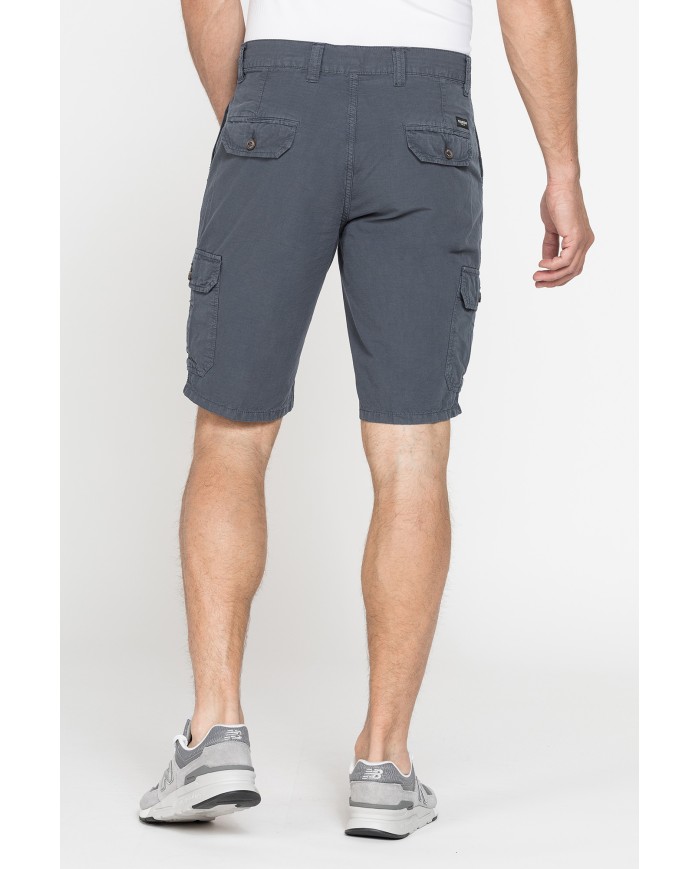 BERMUDA TASCONATO IN LEGGERO RIPSTOP DI COTONE