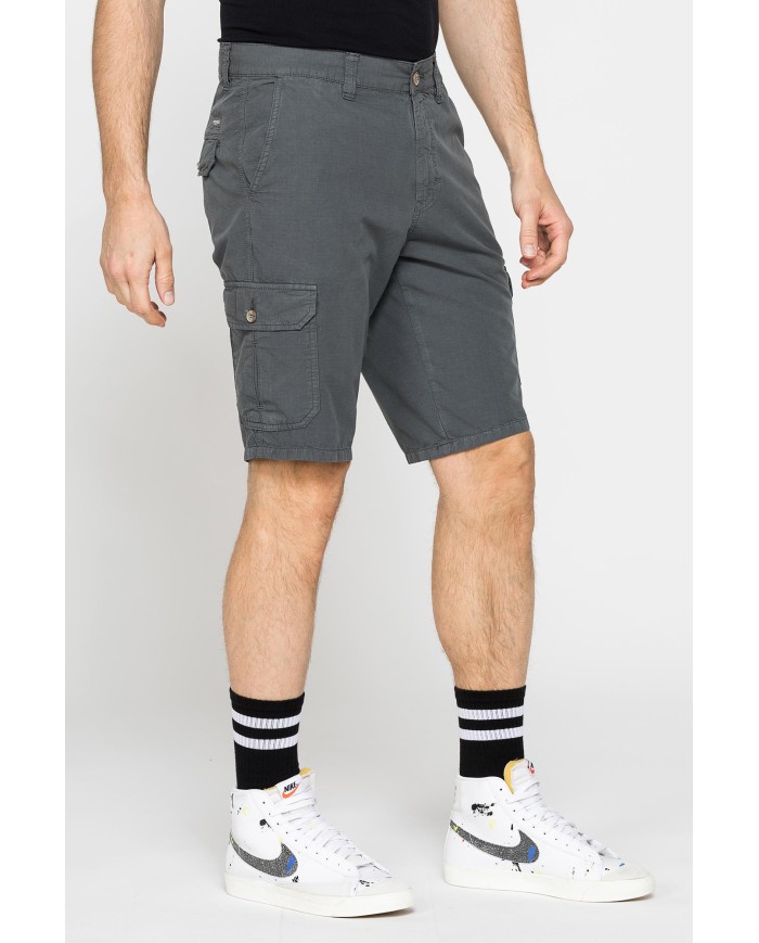 BERMUDA TASCONATO IN LEGGERO RIPSTOP DI COTONE
