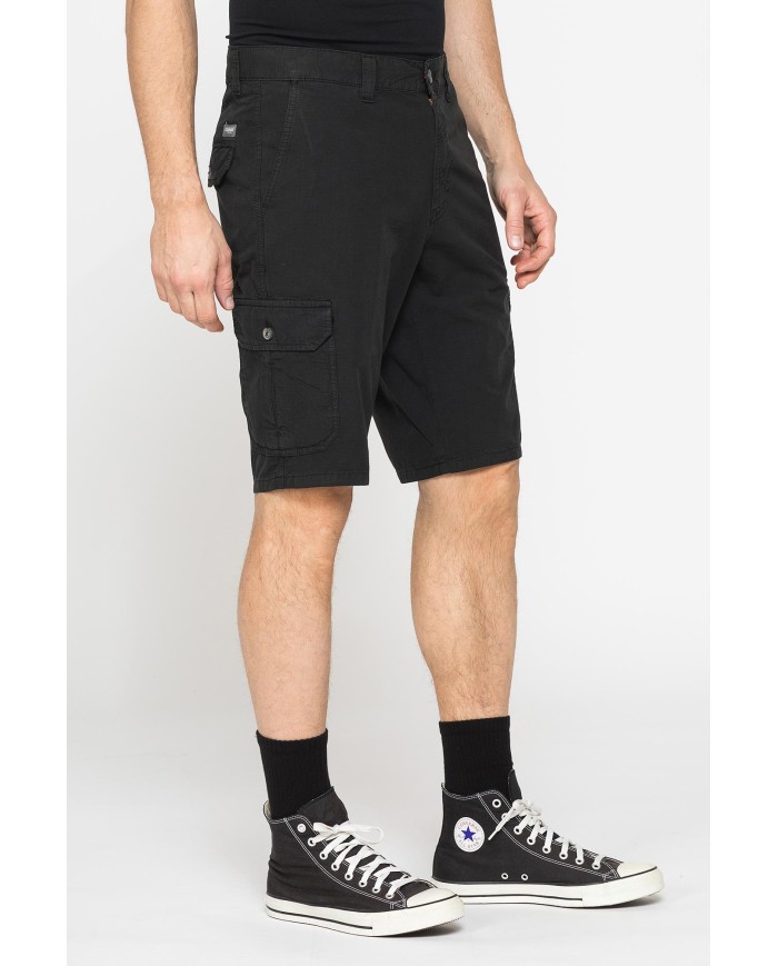 BERMUDA TASCONATO IN LEGGERO RIPSTOP DI COTONE