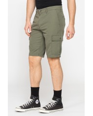 BERMUDA CARGO IN GABARDINA LEGGERA CON TASCONI