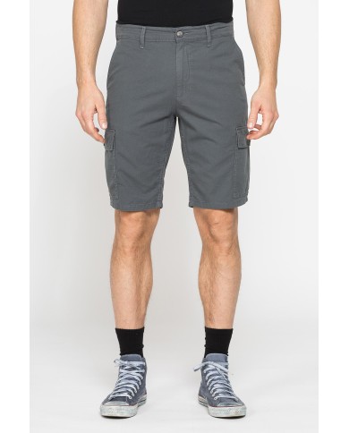 BERMUDA CARGO IN GABARDINA LEGGERA CON TASCONI