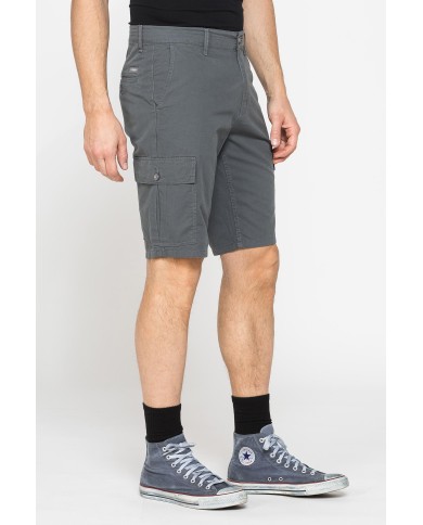 BERMUDA CARGO IN GABARDINA LEGGERA CON TASCONI