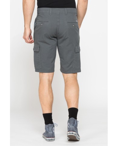 BERMUDA CARGO IN GABARDINA LEGGERA CON TASCONI