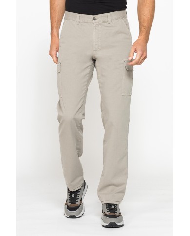 PANTALONE TASCONATO MOD. 619 IN GABARDINA LEGGERA