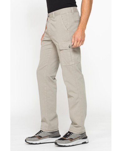 PANTALONE TASCONATO MOD. 619 IN GABARDINA LEGGERA