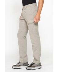 PANTALONE TASCONATO MOD. 619 IN GABARDINA LEGGERA