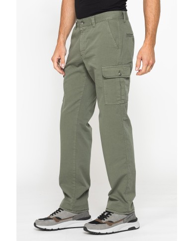 PANTALONE TASCONATO MOD. 619 IN GABARDINA LEGGERA