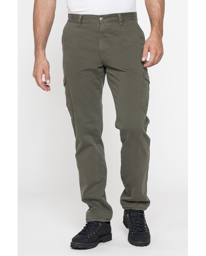 CARGO MOD. 619 REGOLARE IN GABARDINA PESANTE DA 10 oz.