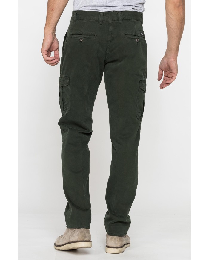 CARGO MOD. 619 REGOLARE IN GABARDINA PESANTE DA 10 oz.